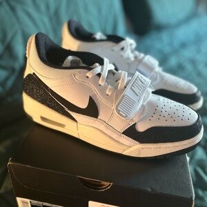 AirJordan Athletic Shoes in Black and White